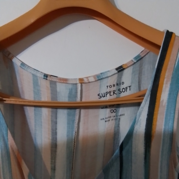 Multicolor Striped Maxi Skirt - Picture 5 of 6